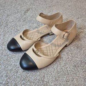 Sam Edelman Rylie Cap-Toe Mary Jane Flats Size 8.5